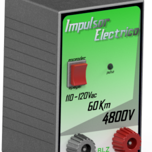 Impulsador para cerca eléctrica 60Km marca BLZ industries